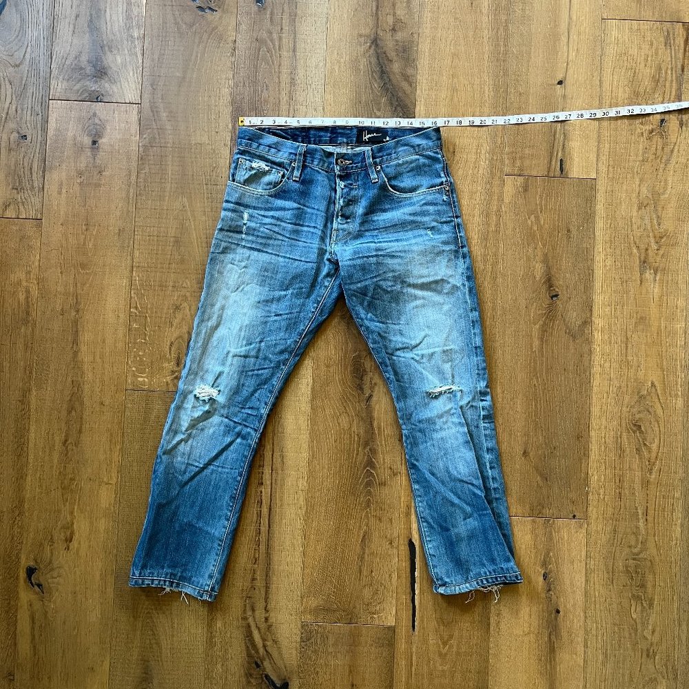 Howe Distressed Jeans Salt N'Sea Live In Straight Size 32